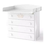 Комод-пеленатор Angelo Корона (білий) 90х51х90 (19006) - уменьшенное изображение 2