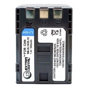 Акумулятор до фото/відео Extradigital Canon NB-2L12, NB-2L14 (BDC2436) зображення 1