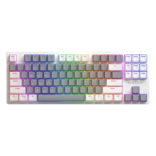 Клавіатура Hator Rockfall 2 Mecha Signature Edition USB White/Grey/White (HTK-521-WGW) зображення 1