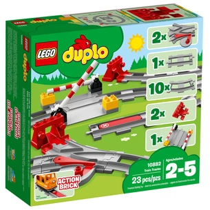 Конструктор LEGO DUPLO Town Рейки 23 деталі (10882) зображення 1