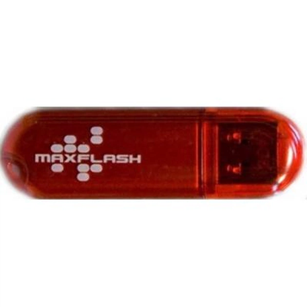USB флеш накопичувач Maxflash 8GB Colorido RED USB 2.0 (PD8GM7R-R) - изображение 1