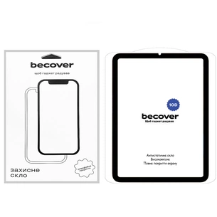 Скло захисне BeCover 10D Apple iPad Mini 6 2021 Black (710573) зображення 1