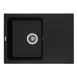 Мийка кухонна GRANADO SALAMANKA black shine (gr0601) зображення 1