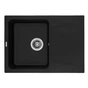 Мийка кухонна GRANADO SALAMANKA black shine (gr0601) - зменшене зображення 1