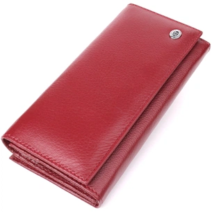 Гаманець ST Leather З натуральної шкіри Бордовий (23107) зображення 1