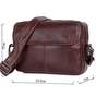 Сумка Vintage З натуральної шкіри Коричнева (14558) - зменшене зображення 3