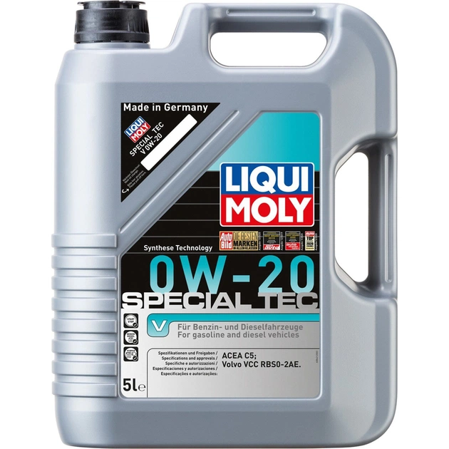 Моторное масло Liqui Moly Special Tec V 0W-20 5л. (20632) - изображение 1