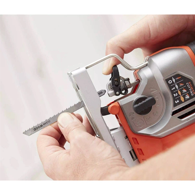 Електролобзик Black&Decker 50 Вт, 1000 - 3100 хід/хв, 2.2 кг, кейс (BES610K) - picture 4