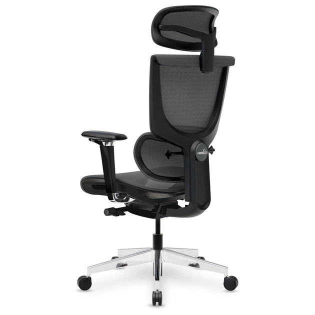 Офісне крісло Mealux S8 Air Black (HF-S8P M/B) - зображення 8