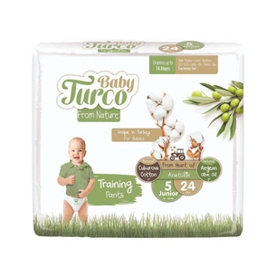 Підгузки Baby Turco трусики Junior Розмір 5 (12-25 кг) 24 шт (8681212064589) зображення 1