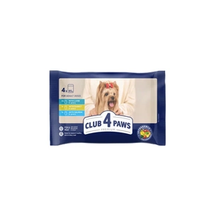 Вологий корм для собак Club 4 Paws Premium ягня, кролик та лосось 4х85 г (4820269145443) зображення 1