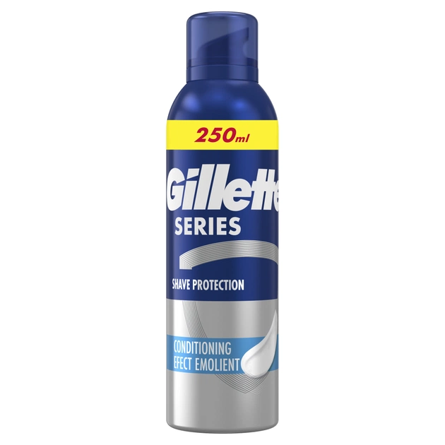 Піна для гоління Gillette Series Conditioning З маслом какао 250 мл (8006530154680) - зображення 1