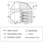 Намет Vango Skye 300 Treetops (926315) - зменшене зображення 2
