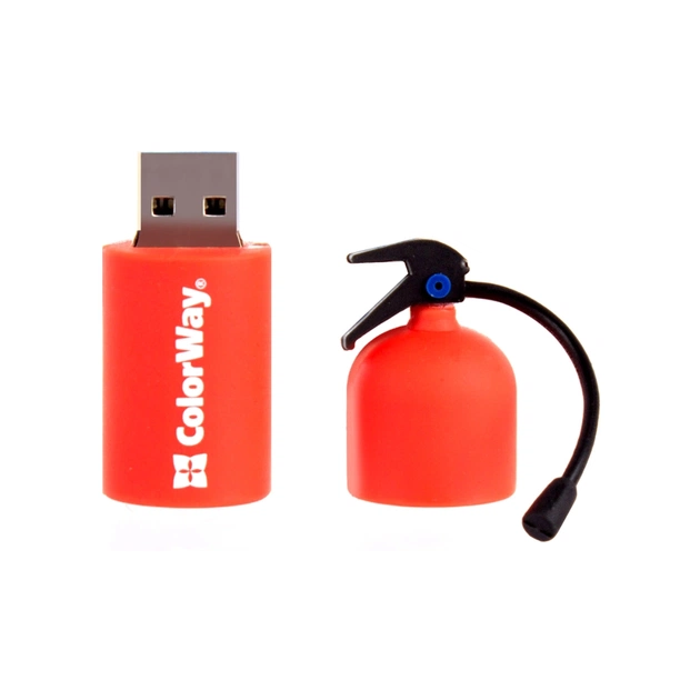 USB флеш накопичувач ColorWay Fire 32 GB USB 3.0 Red (CW-USBFE32) - picture 2