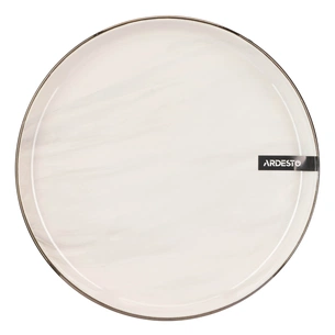 Тарілка Ardesto Marmo Бежева 19 см Десертна (AR2919MRB) зображення 1