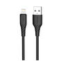 Дата кабель USB 2.0 AM to Lightning 1.0m 3A textured PVC black ColorWay (CW-CBUL094-BK) - уменьшенное изображение 1