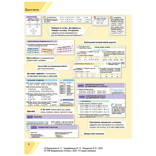 Підручник Алгебра. Підручник для 7 класу - Н.С. Прокопенко, Ю.О. Захарійченко, Л.В. Пекарська Ранок (9786170988393) - зображення 7
