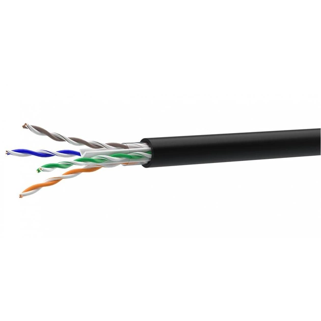 Кабель сетевой OK-Net UTP 305м Cat.6 outdoor (U/UTP-cat.6) (КПП-ВП (250) 4*2*0,54) - изображение 1