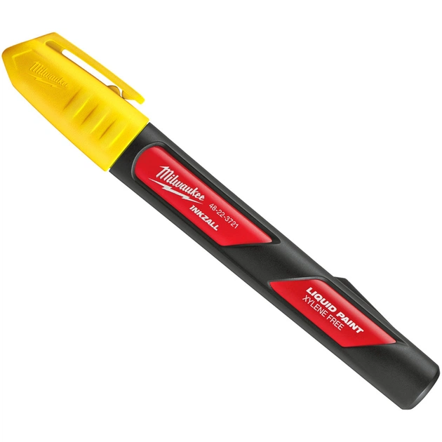 Маркер Milwaukee на основі рідкої фарби INKZALL, жовтий (48223721) - picture 1