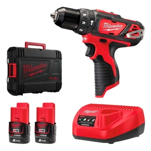 Шуруповерт Milwaukee M12 BPD-202C, 2x2Ah, кейс (4933441940) зображення 1