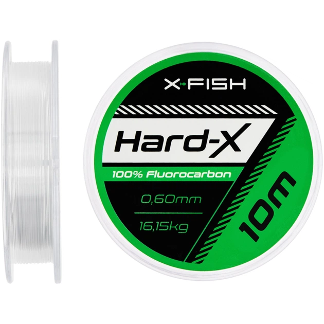 Флюорокарбон X-Fish Hard-X 10m (clear) 0.60mm 16.15kg (1917.03.76) - изображение 1