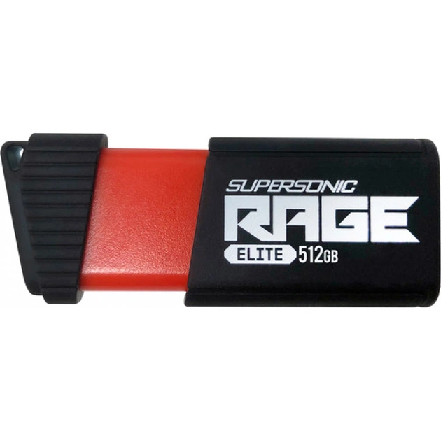 USB флеш накопичувач Patriot 512GB Supersonic Rage Elite USB 3.1 (PEF512GSRE3USB) - изображение 1