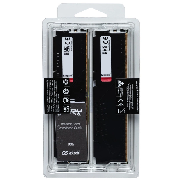 Модуль пам'яті для комп'ютера DDR5 16GB (2x8GB) 5600 MHz Beast Kingston Fury (ex.HyperX) (KF556C36BBEK2-16) - picture 6