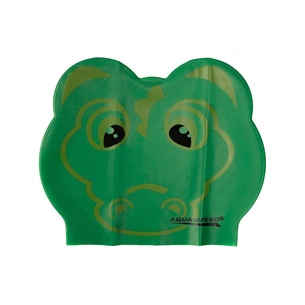 Шапка для плавання Aqua Speed Zoo Latex 116-Crocodile 5713 зелений крокодил Діт OSFM (5908217657138) зображення 1