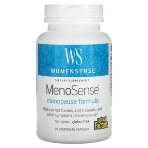 Вітамінно-мінеральний комплекс Natural Factors Підтримка при менопаузі, WomenSense, MenoSense, Menopause Formula, 90 веге (NFS-04950) зображення 1
