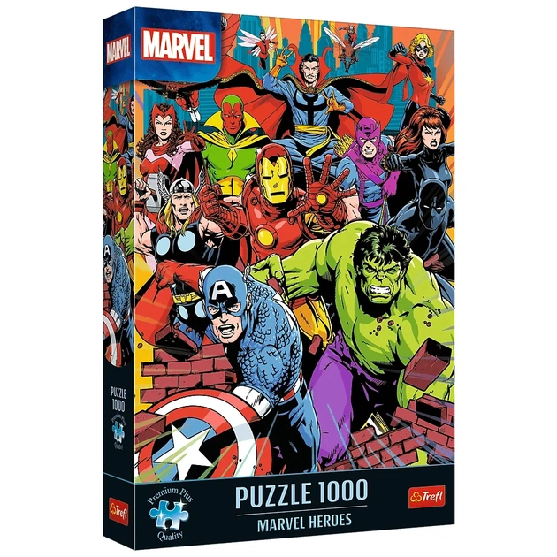 Пазл Trefl Marvel Heroes Герої 1000 елементів (5900511108811) - зображення 1