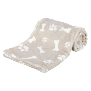 Килимок для тварин Trixie Kenny 75х100 см Бежевий лапка/кісточка (4011905371665) зображення 1