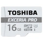 Карта пам'яті Toshiba 16GB microSD class 10 USH-I U3 (THN-M401S0160E2) - зменшене зображення 1