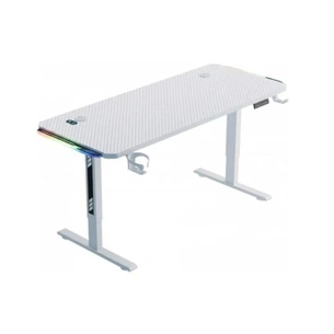 Компьютерный стол GT Racer TY-1456 White (TY-1456 (140x60x71-116) White) изображение 1