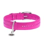 Нашийник для тварин WAUDOG Glamour з QR-паспортом, подвійний Ш 20 мм Д 30-39 см рожевий (38767) - зменшене зображення 2