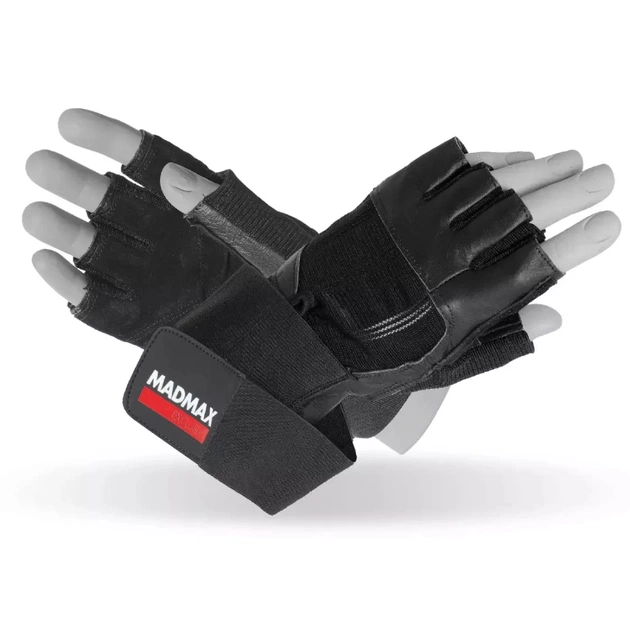 Рукавички для фітнесу MadMax MFG-269 Professional Exclusive Black M (MFG-269-Black_M) - зображення 1