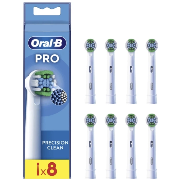 Насадка для зубной щетки Oral-B Precision Clean EB20RX CleanMaximiser (8) (8006540847459) - изображение 1