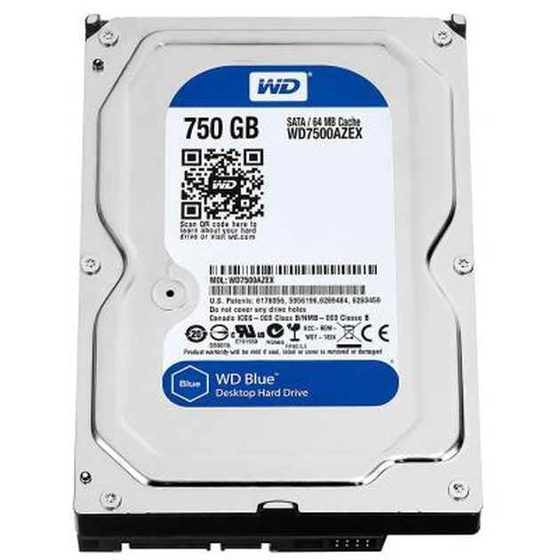 Жорсткий диск 3.5" 750Gb WD (# WD7500AZEX-FR #) - изображение 1