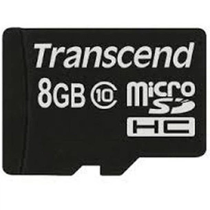 Карта пам'яті Transcend 8Gb microSDHC class 10 (TS8GUSDC10) зображення 1