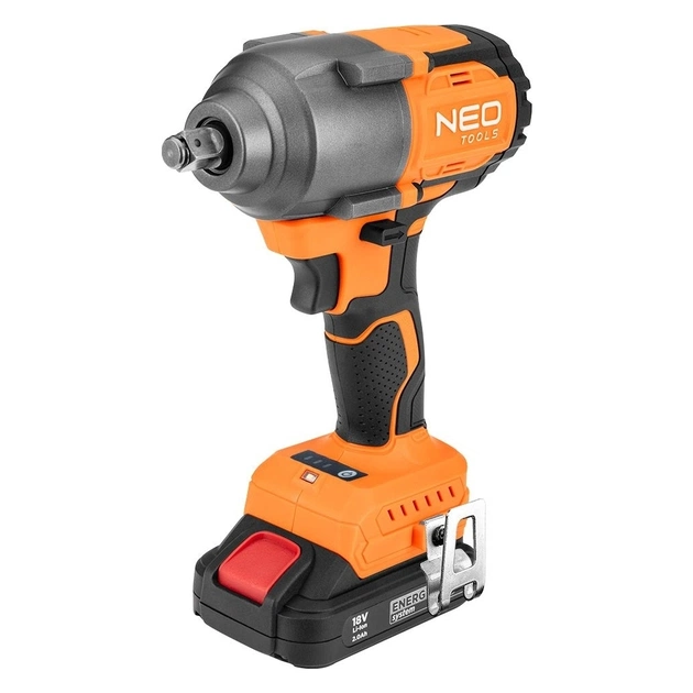 Гайковерт Neo Tools Energy+ 18V, безщітковий, 2400об/хв, 850Нм, 1/2", 3 швидкості, 1.8кг (без АКБ та ЗП) (04-608) - picture 6