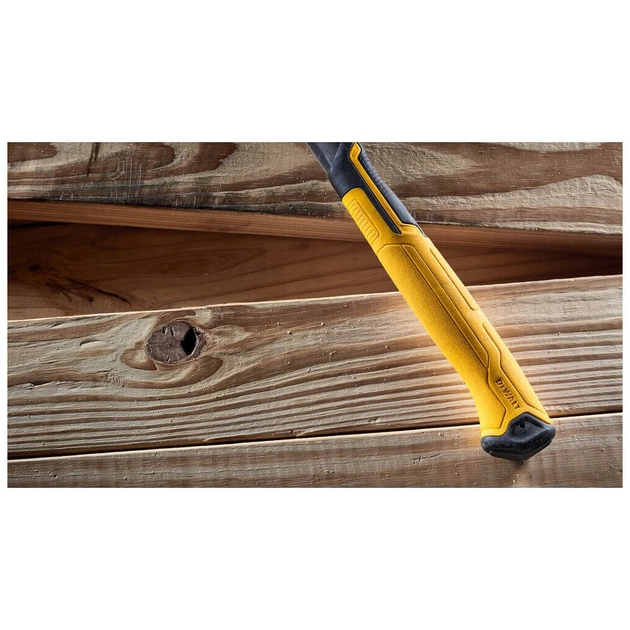 Молоток DeWALT RIP-CLAW, цельнометаллический, 340 г, с прямым гвоздодером (DWHT51135-0) - изображение 6