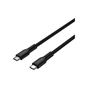 Дата кабель USB-C to USB-C 1.0m OnWire 60CL C-C 60W COLOR Braided 1m Black Canyon (CND-CCAP60AB10B) - уменьшенное изображение 2