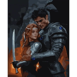 Картина по номерам Santi Шипи та троянди Фейра та Різанд 40х50 см (955061) зображення 1