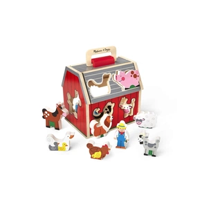 Розвиваюча іграшка Melissa&Doug дерев'яний сортувальний сарай (MD30149) зображення 1