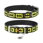 Нашийник для тварин WAUDOG Design з QR-паспортом "Бетмен 4" Ш 35 мм Д 46-59 см чорний (0035-1006-01) - зменшене зображення 1