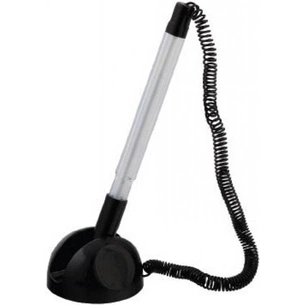 Ручка кулькова Buromax non-retractable, Desk pen, blue (BM.8141-01) зображення 1