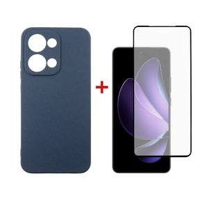 Чохол до мобільного телефона Dengos Oppo Reno13 5G Carbon+glass Blue (DG-KM-177) зображення 1