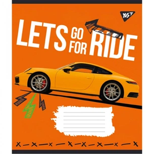 Зошит Yes А5 Lets go for ride 60 аркушів, клітинка (766746) зображення 1