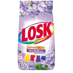 Пральний порошок Losk Color Ароматерапія Ефірні олії та аромат квітки Жасмін 2.25 кг (9000101575392) зображення 1
