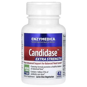 Пробіотики Enzymedica Кандидаза, Посилена формула, Candidase Extra Strength, 42 капсули (ENZ-13010) зображення 1