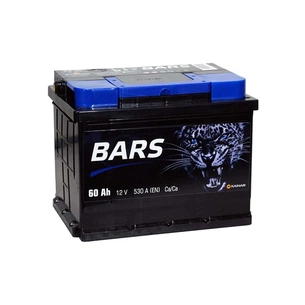 Акумулятор автомобільний Bars 60Ah (+/-) (530EN) зображення 1